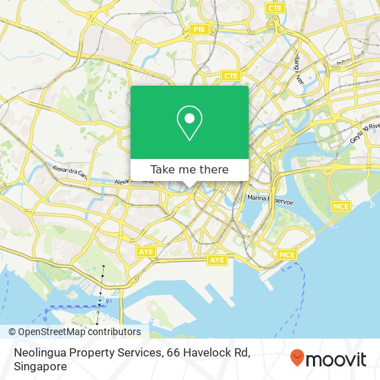 Neolingua Property Services, 66 Havelock Rd map