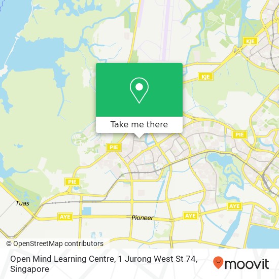 Open Mind Learning Centre, 1 Jurong West St 74地图