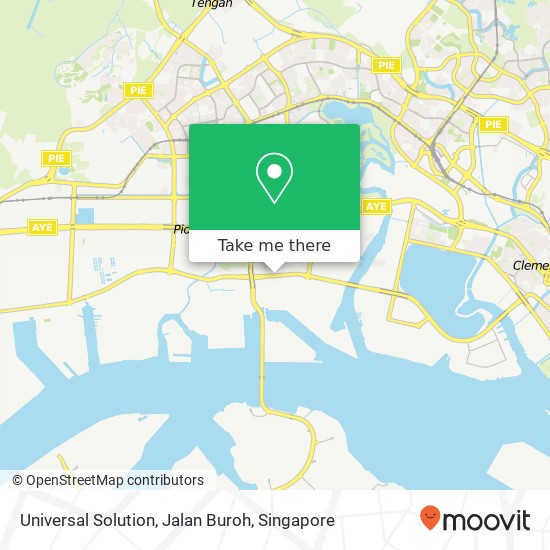 Universal Solution, Jalan Buroh地图