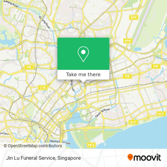 Jin Lu Funeral Service map