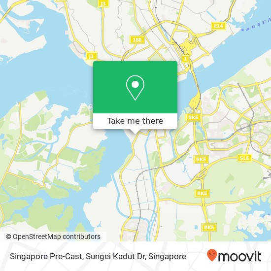 Singapore Pre-Cast, Sungei Kadut Dr map