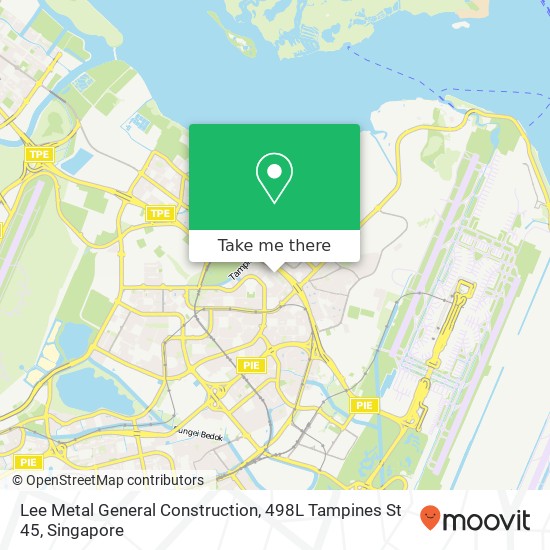 Lee Metal General Construction, 498L Tampines St 45地图