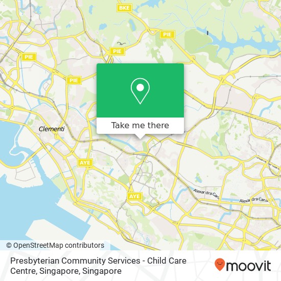 Presbyterian Community Services - Child Care Centre, Singapore map