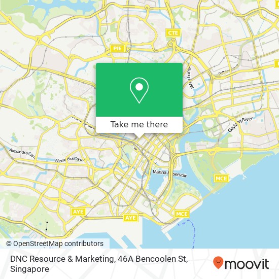 DNC Resource & Marketing, 46A Bencoolen St地图