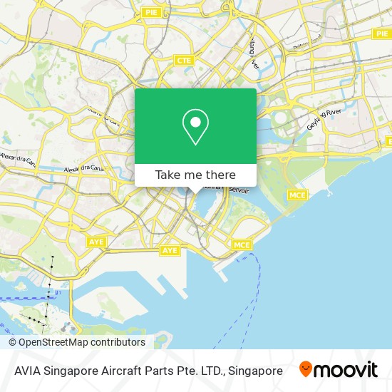 AVIA Singapore Aircraft Parts Pte. LTD. map