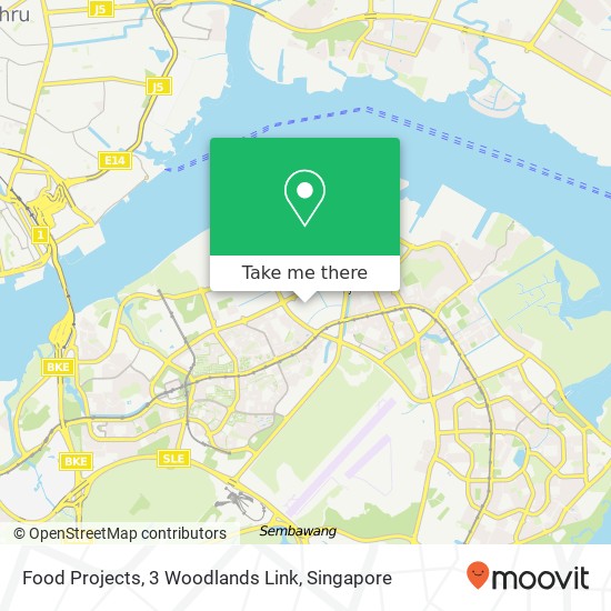 Food Projects, 3 Woodlands Link地图