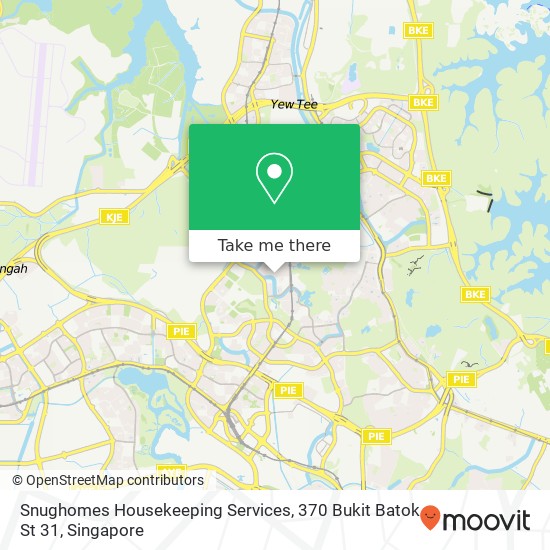 Snughomes Housekeeping Services, 370 Bukit Batok St 31 map