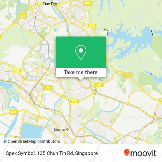 Spex Symbol, 135 Chun Tin Rd map