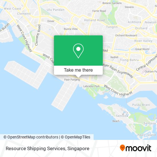 Resource Shipping Services map