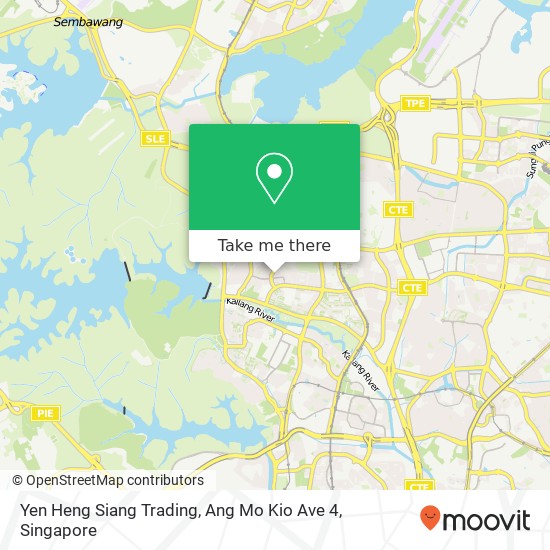 Yen Heng Siang Trading, Ang Mo Kio Ave 4 map