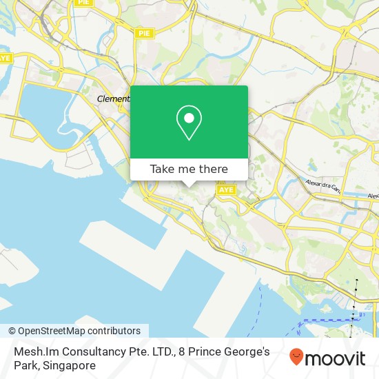 Mesh.Im Consultancy Pte. LTD., 8 Prince George's Park地图