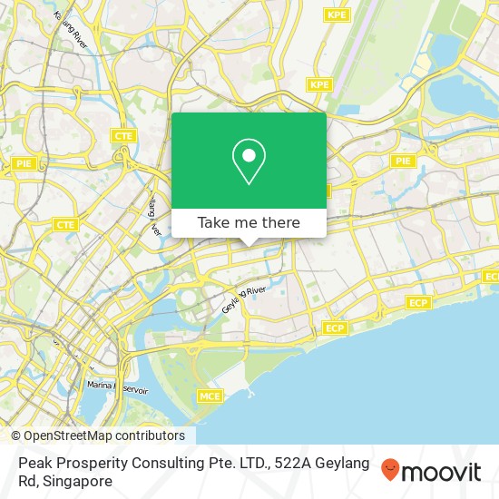 Peak Prosperity Consulting Pte. LTD., 522A Geylang Rd地图