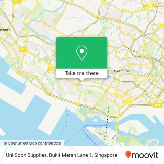 Uni-Soon Supplies, Bukit Merah Lane 1地图