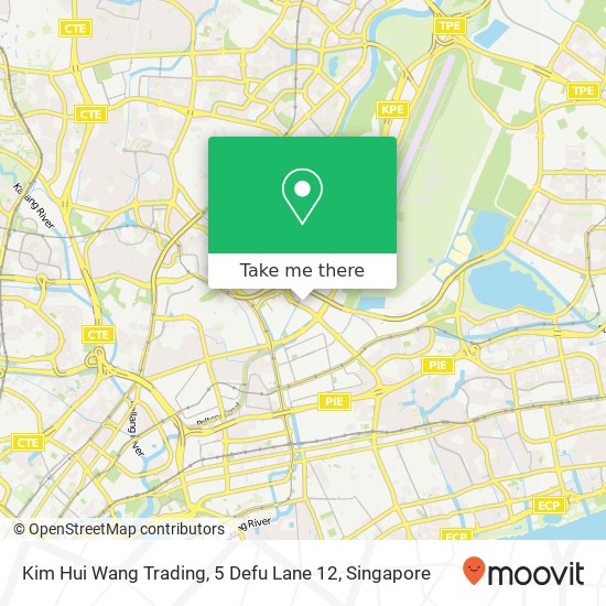 Kim Hui Wang Trading, 5 Defu Lane 12 map