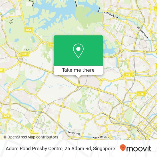 Adam Road Presby Centre, 25 Adam Rd地图