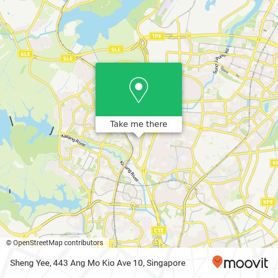 Sheng Yee, 443 Ang Mo Kio Ave 10地图