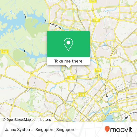 Janna Systems, Singapore map