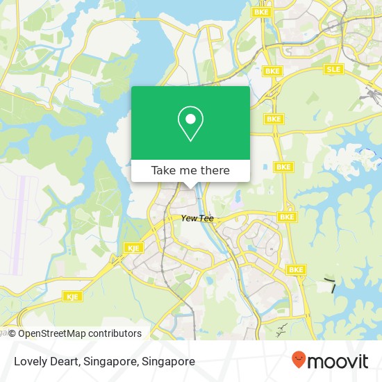 Lovely Deart, Singapore map