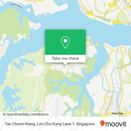 Tan Choon Hiang, Lim Chu Kang Lane 1 map