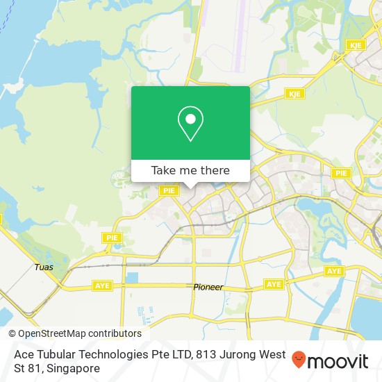 Ace Tubular Technologies Pte LTD, 813 Jurong West St 81 map