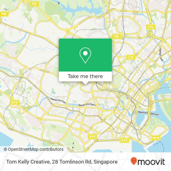 Tom Kelly Creative, 28 Tomlinson Rd地图