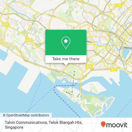Talvin Communications, Telok Blangah Hts map