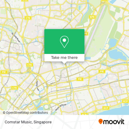 Comstar Music map