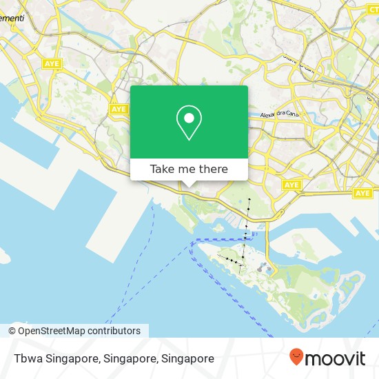 Tbwa Singapore, Singapore map