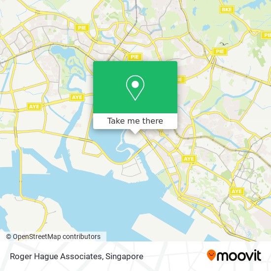 Roger Hague Associates map