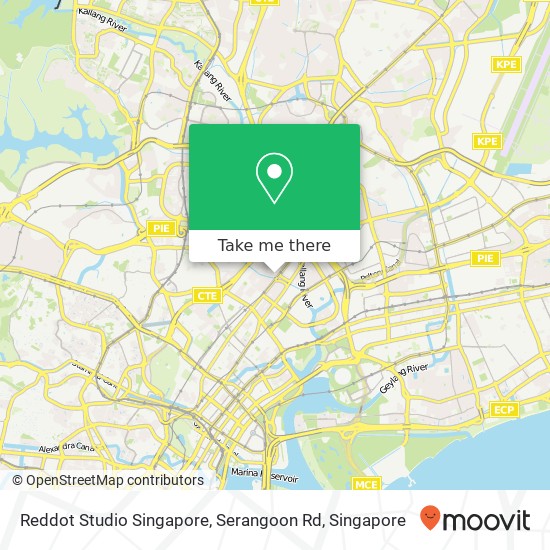Reddot Studio Singapore, Serangoon Rd map
