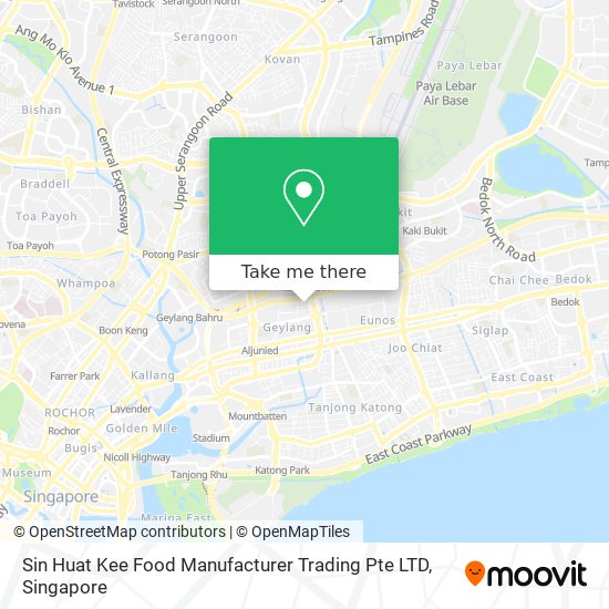 Sin Huat Kee Food Manufacturer Trading Pte LTD map