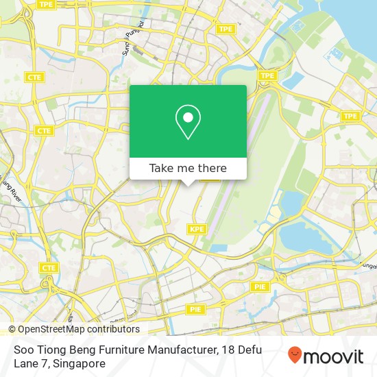 Soo Tiong Beng Furniture Manufacturer, 18 Defu Lane 7 map