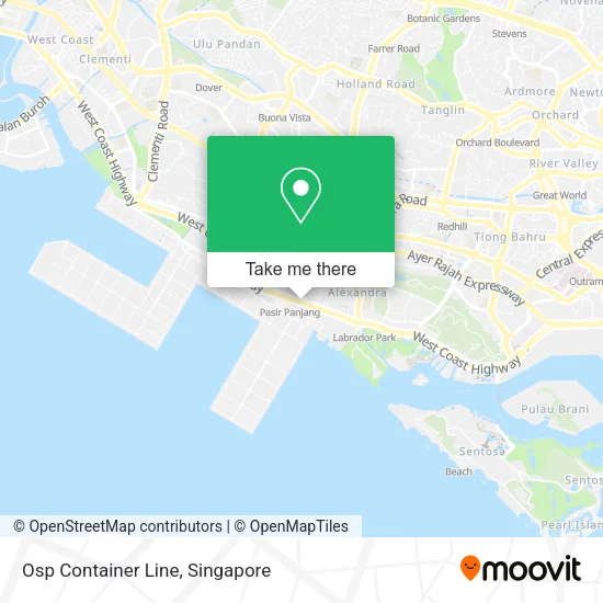 Osp Container Line map