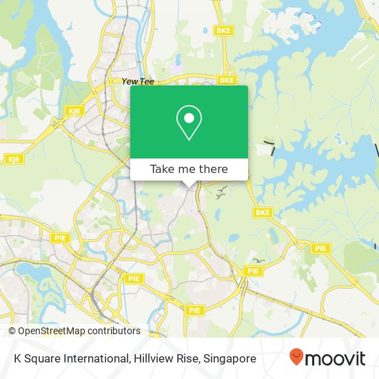 K Square International, Hillview Rise map