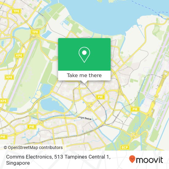 Comms Electronics, 513 Tampines Central 1 map