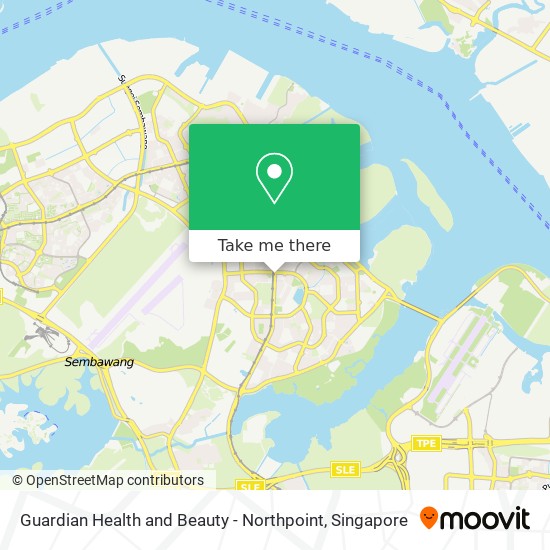 Guardian Health and Beauty - Northpoint map