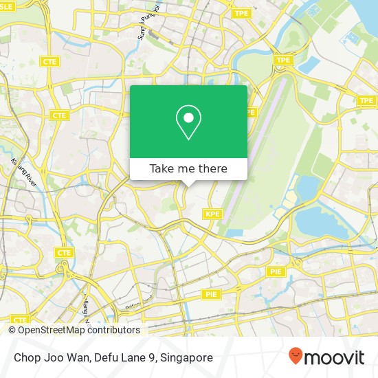 Chop Joo Wan, Defu Lane 9 map