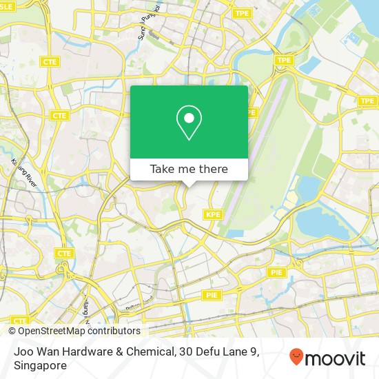 Joo Wan Hardware & Chemical, 30 Defu Lane 9 map