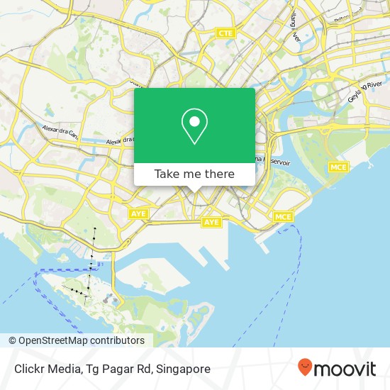 Clickr Media, Tg Pagar Rd map