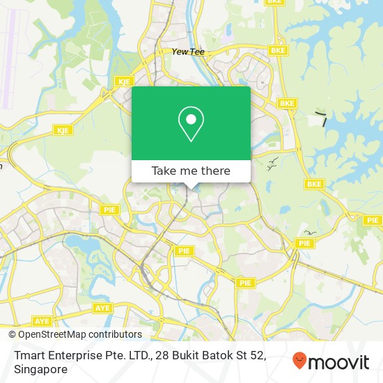 Tmart Enterprise Pte. LTD., 28 Bukit Batok St 52地图