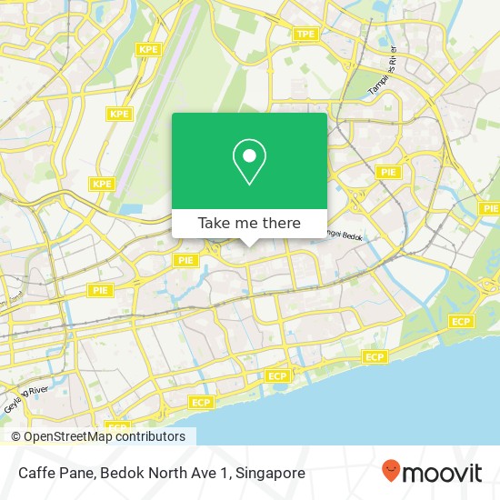 Caffe Pane, Bedok North Ave 1 map