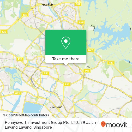 Pennysworth Investment Group Pte. LTD., 39 Jalan Layang Layang map