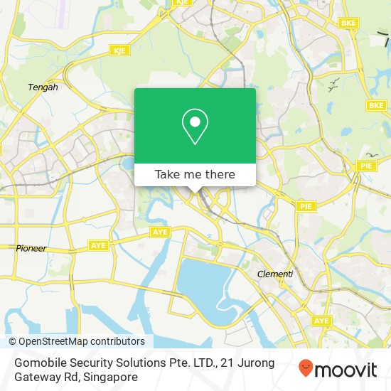 Gomobile Security Solutions Pte. LTD., 21 Jurong Gateway Rd map