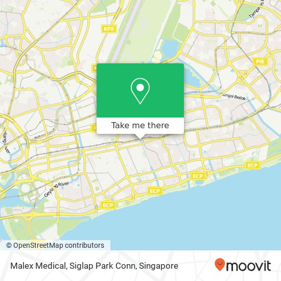 Malex Medical, Siglap Park Conn地图