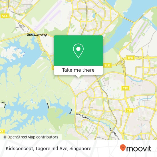 Kidsconcept, Tagore Ind Ave map