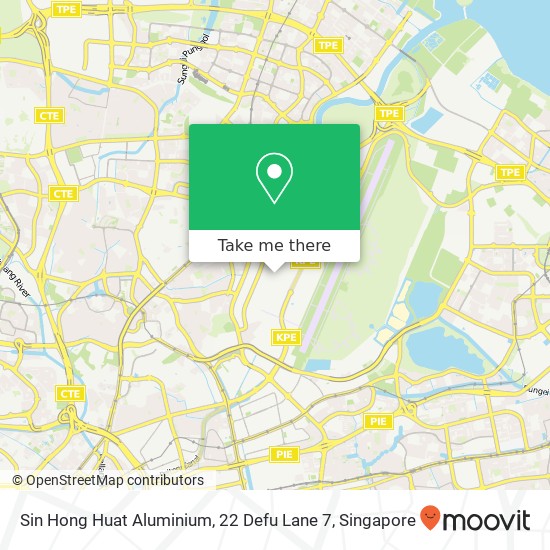 Sin Hong Huat Aluminium, 22 Defu Lane 7 map