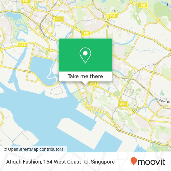 Atiqah Fashion, 154 West Coast Rd map