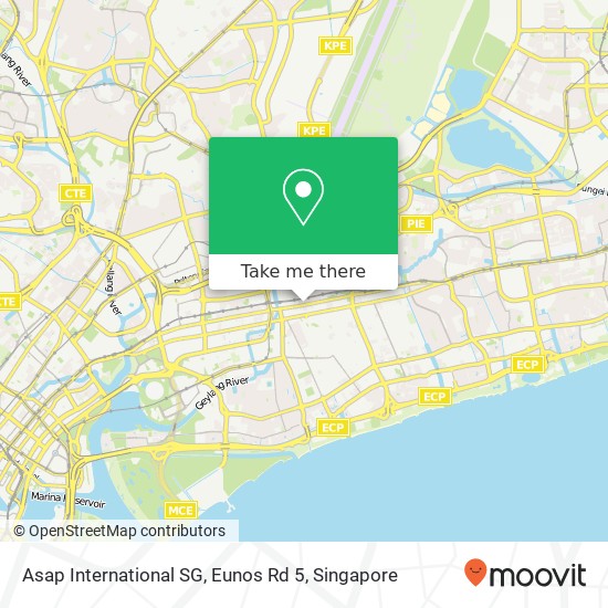 Asap International SG, Eunos Rd 5 map