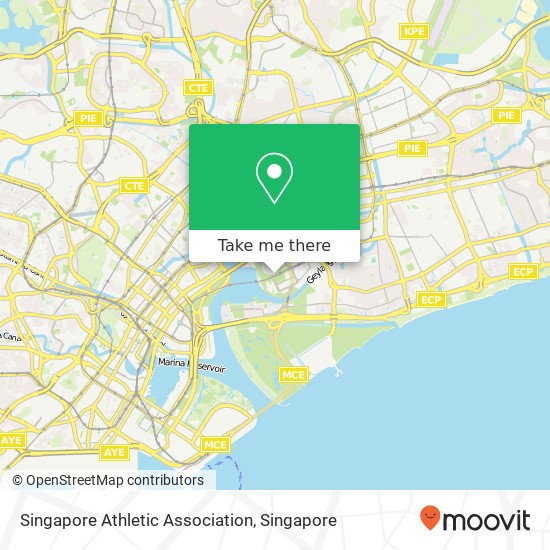 Singapore Athletic Association map