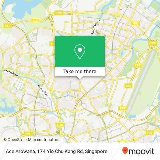 Ace Arowana, 174 Yio Chu Kang Rd map